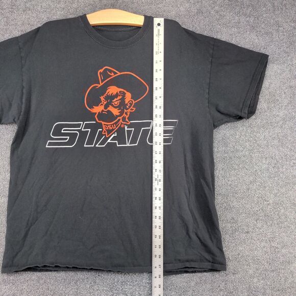 Oklahoma State University Men's T-Shirt L Short Sleeve Crew Neck Regular Fit - Picture 9 of 11